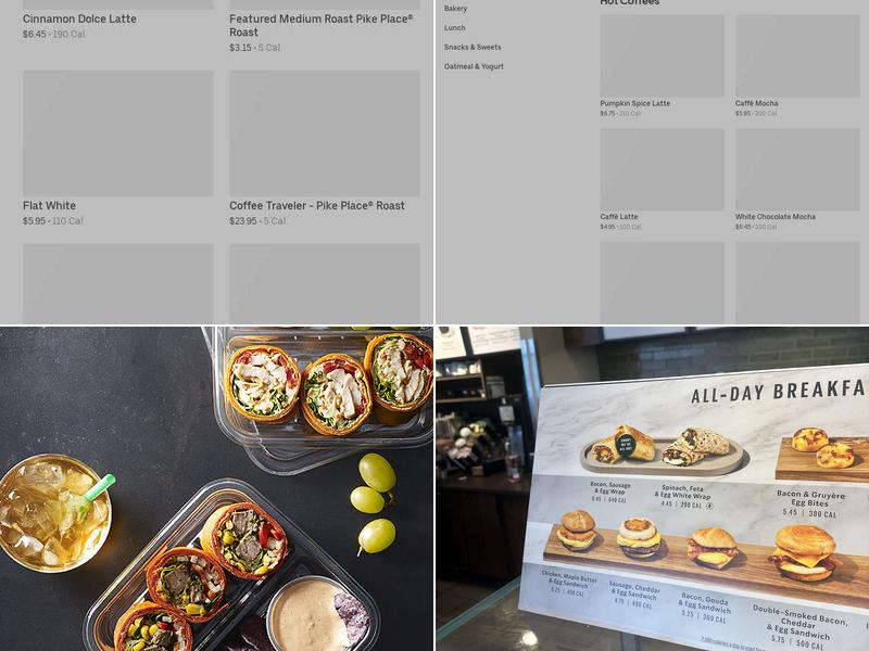 Starbucks Menu