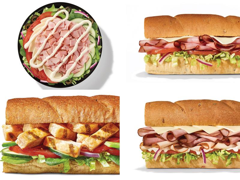 Subway Menu