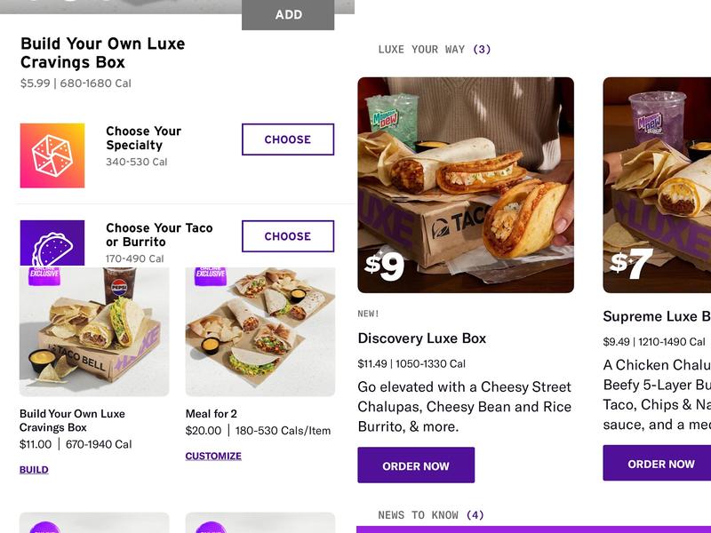 Taco Bell Menu