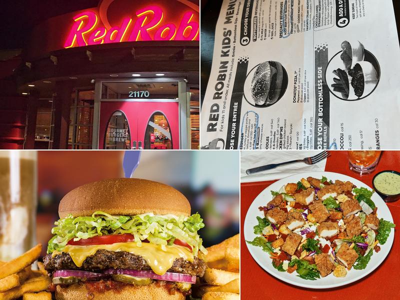 Red Robin Gourmet Burgers and Brews Menu