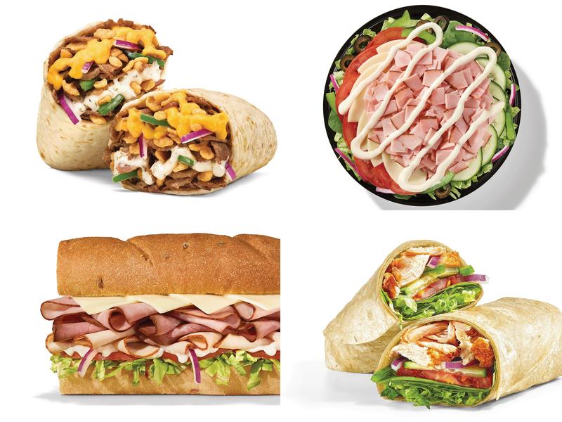 Subway Menu