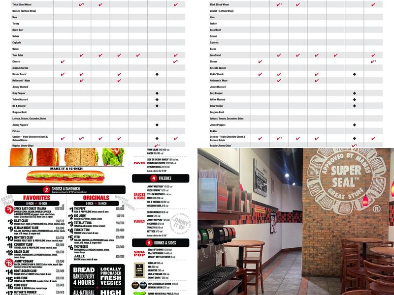 Jimmy John's Menu