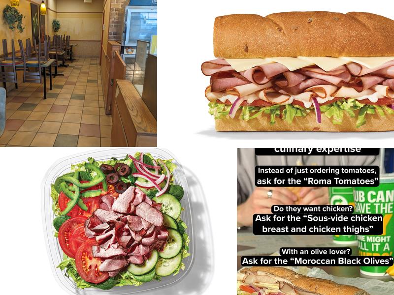 Subway Menu
