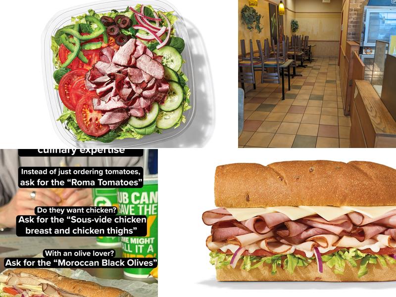 Subway Menu