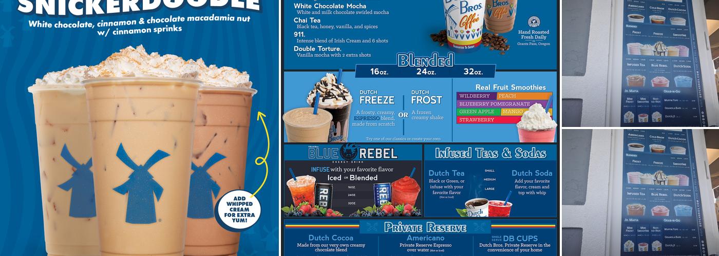 Dutch Bros Coffee Menu
