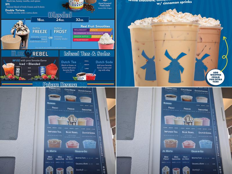 Dutch Bros Coffee Menu