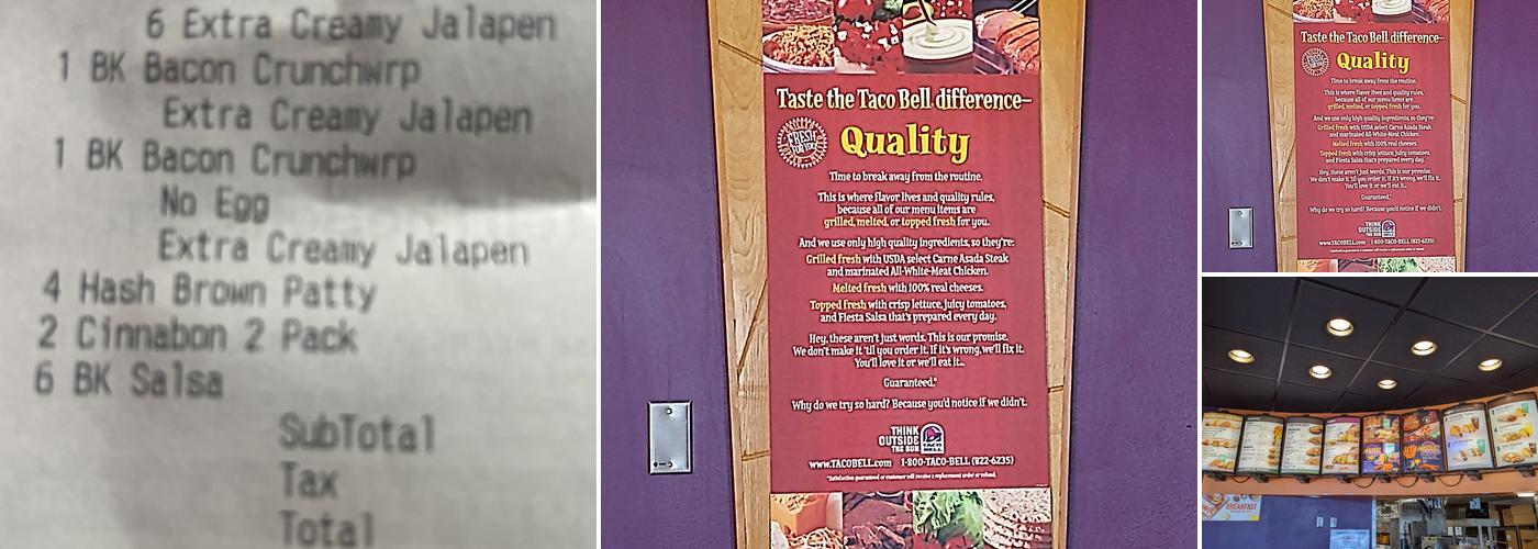 Taco Bell Menu