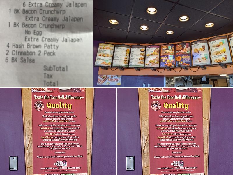 Taco Bell Menu