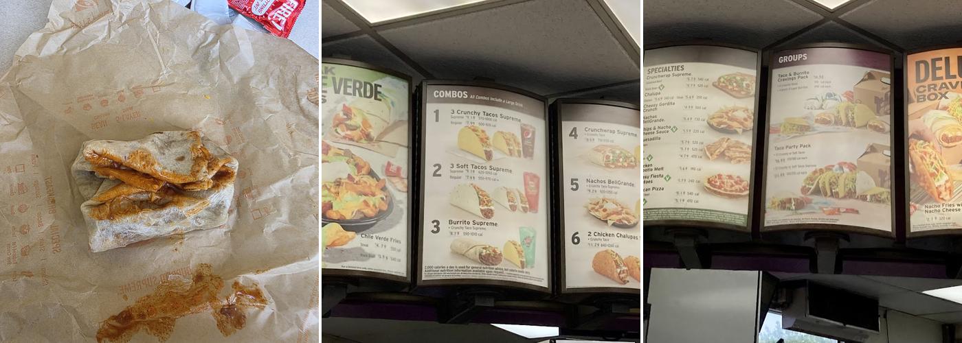 Taco Bell Menu