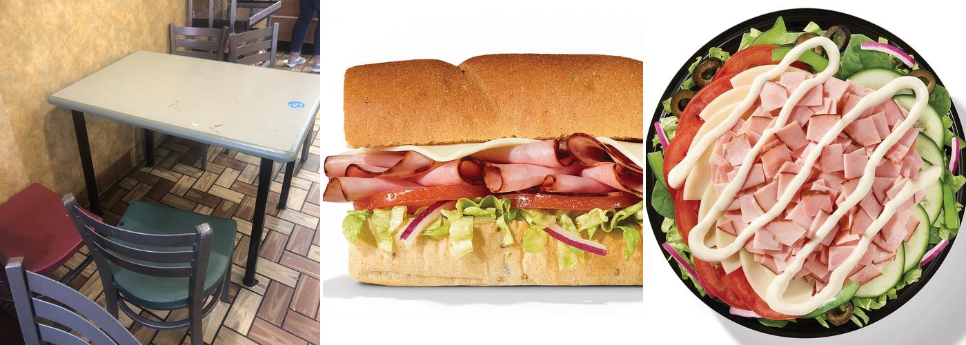 Subway Menu