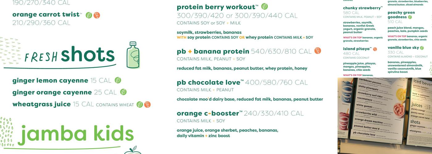 Jamba Menu