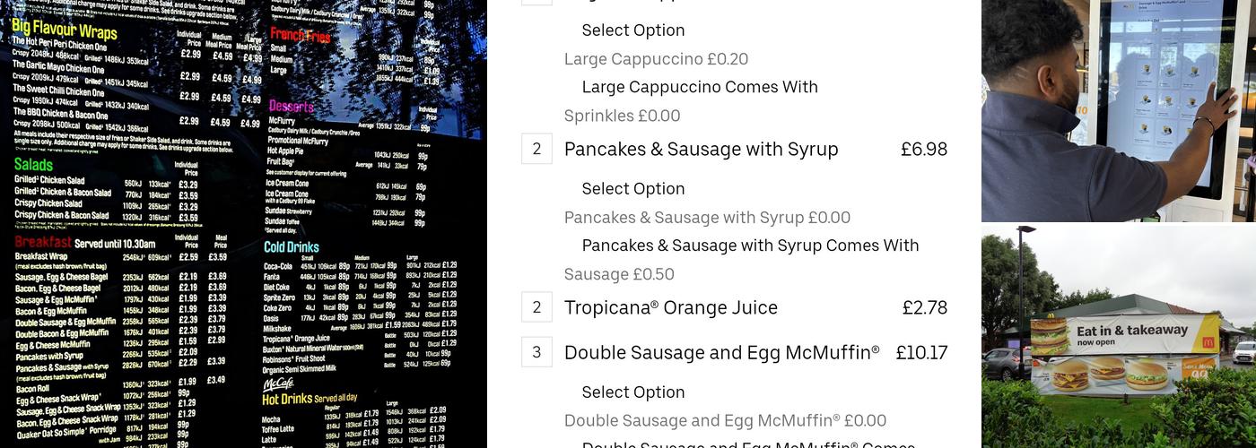 McDonald's Menu