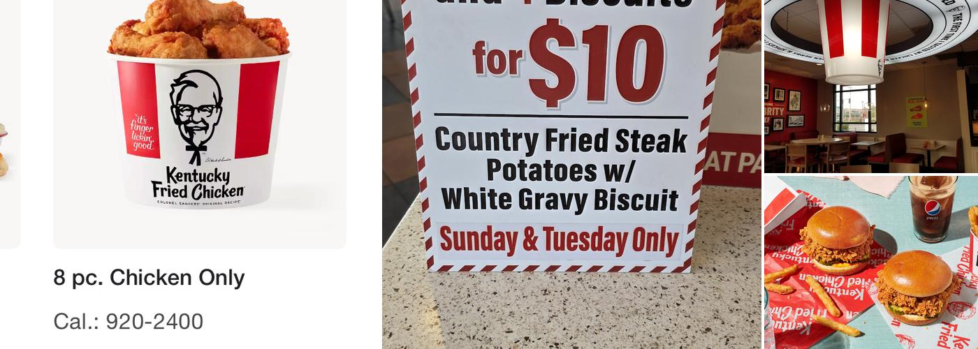 KFC Menu