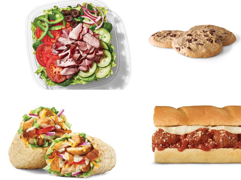 Subway Menu