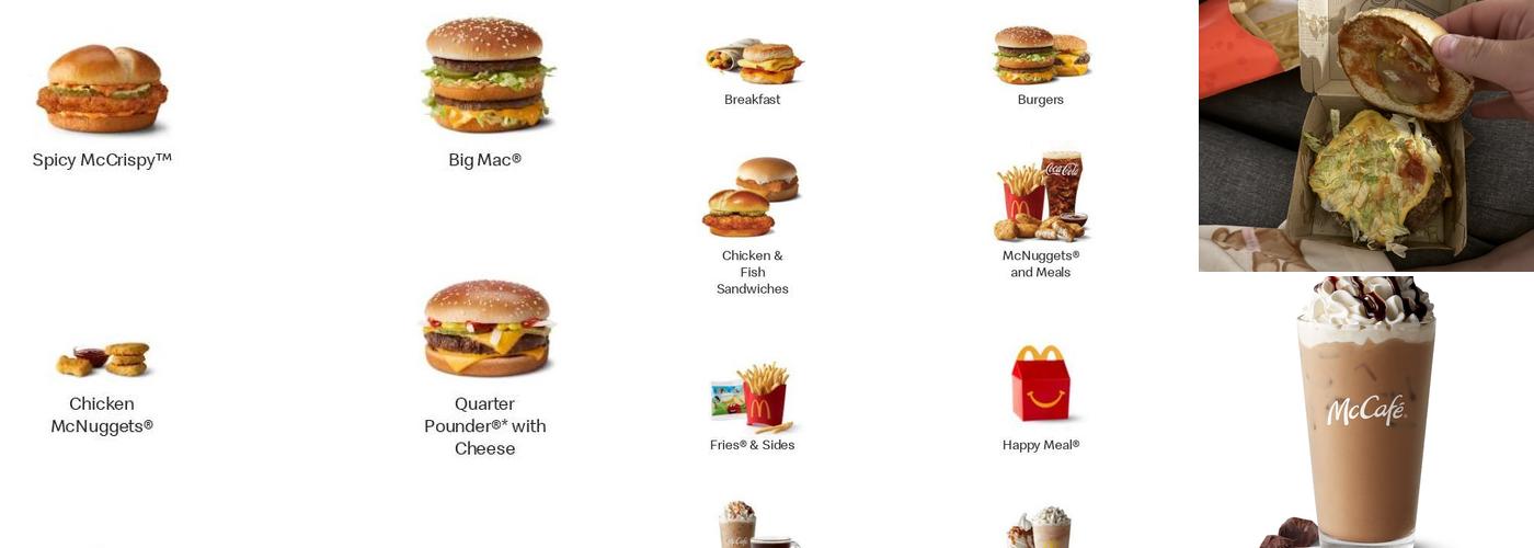 McDonald's Menu