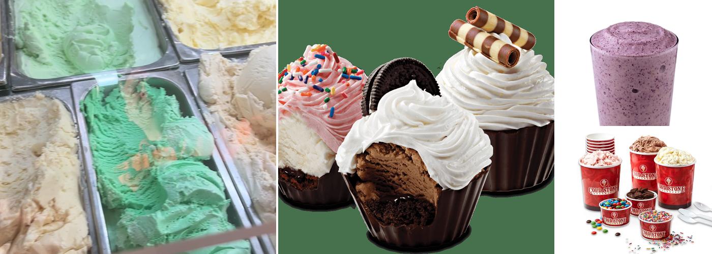Cold Stone Creamery Menu