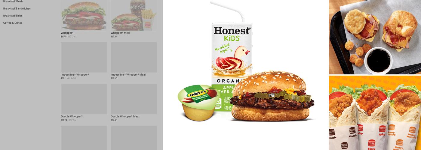 Burger King Menu