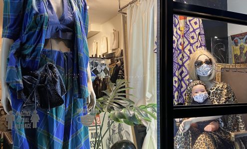 Rabbits vintage fashion