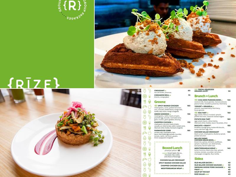 Rize - Fishers Menu