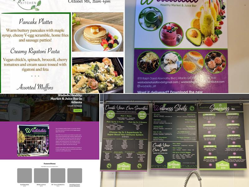 Wadada Healthy Market & Juice Bar Menu
