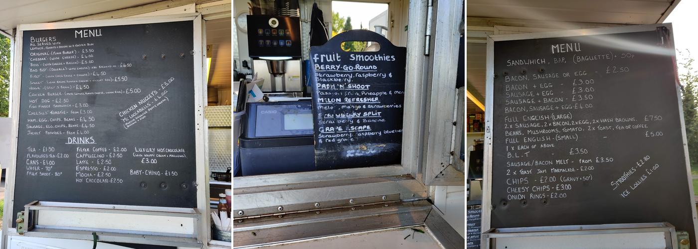 Loolabells outdoors kitchen Menu