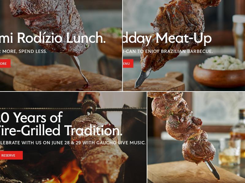 Gaucho Brazilian Barbecue Menu