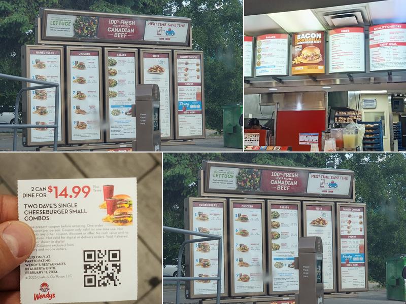 Wendy's Menu