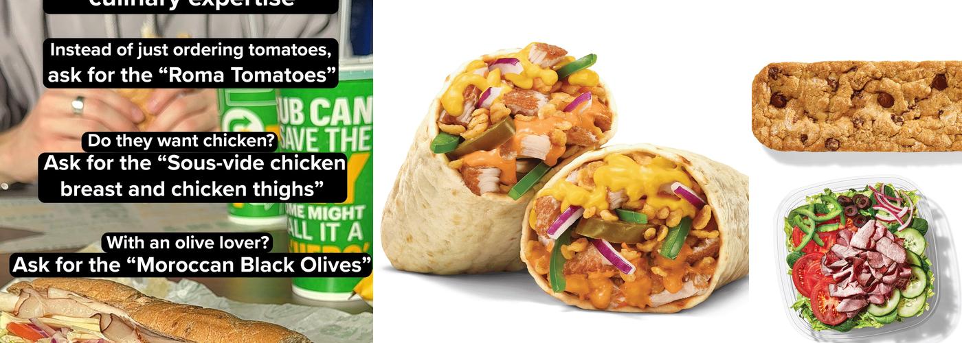 Subway Menu