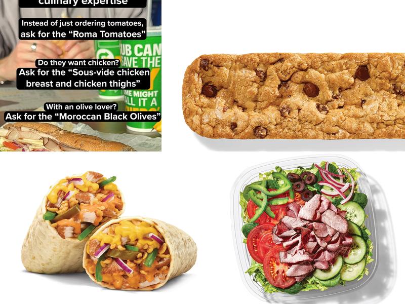 Subway Menu