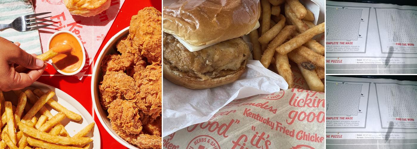 KFC Menu