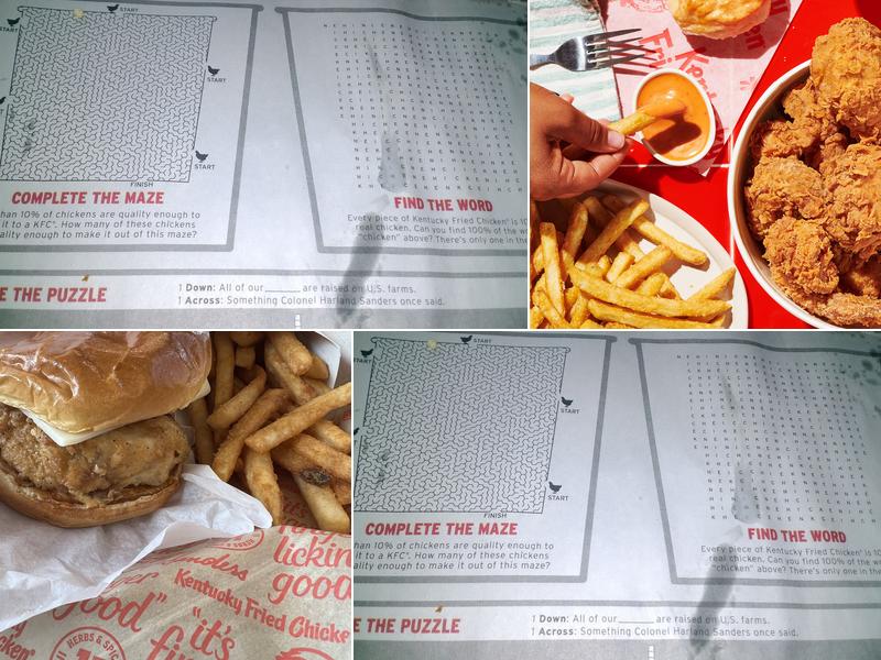 KFC Menu