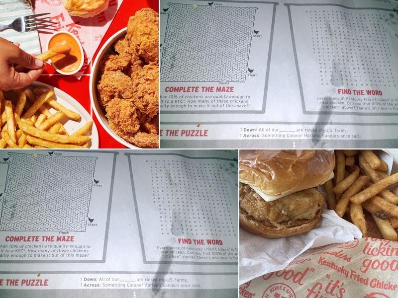 KFC Menu