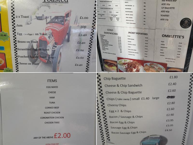 The Filling Station Menu