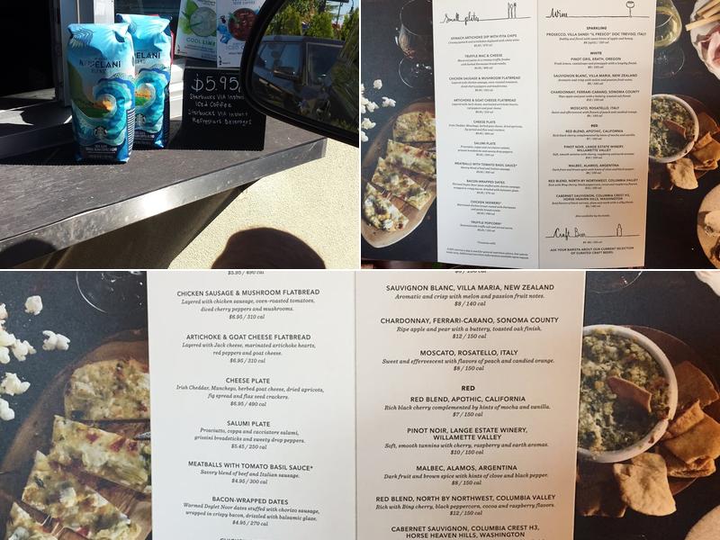 Starbucks Menu