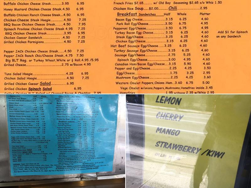 Bubby's Brisket Menu