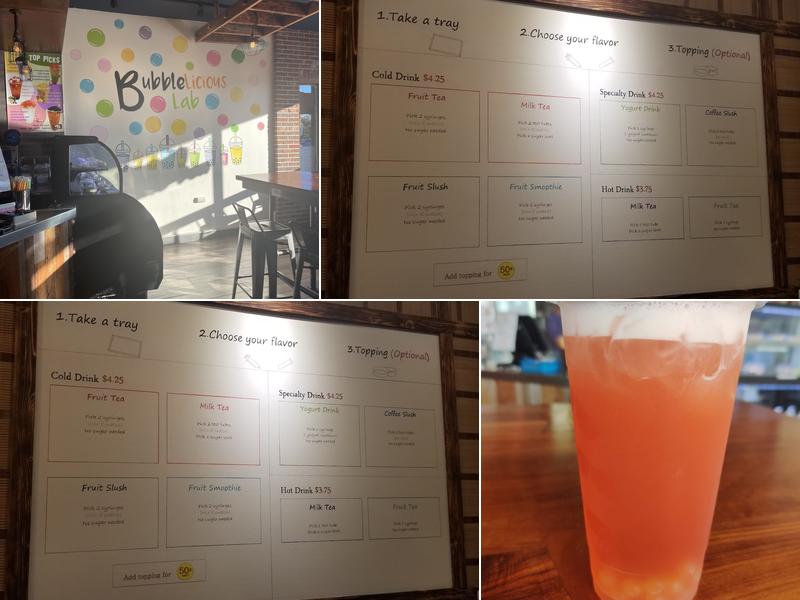 Bubblelicious Lab Menu