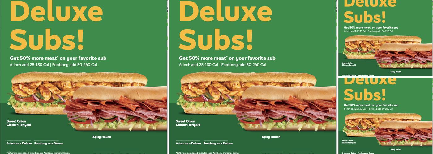 Subway Menu