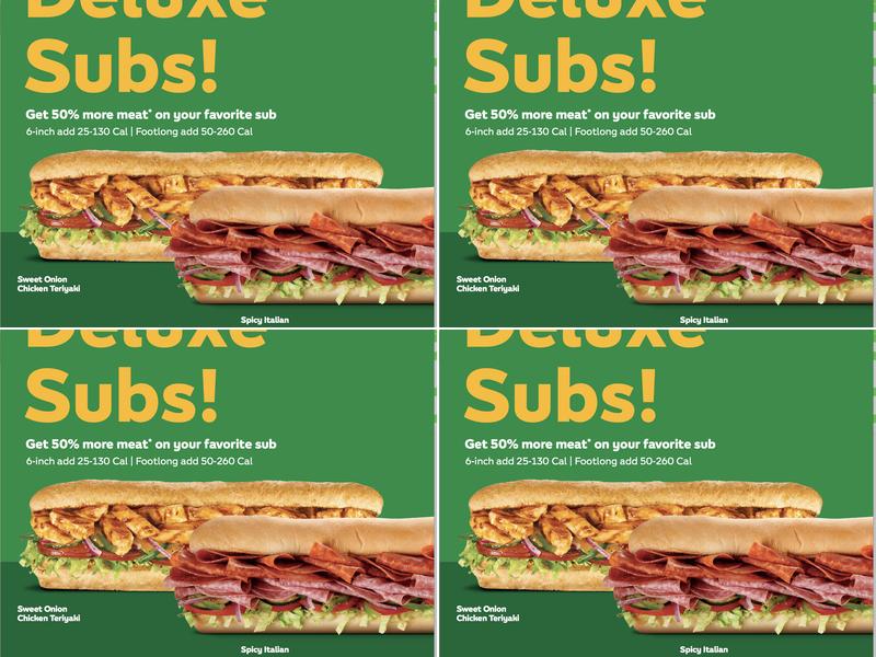 Subway Menu