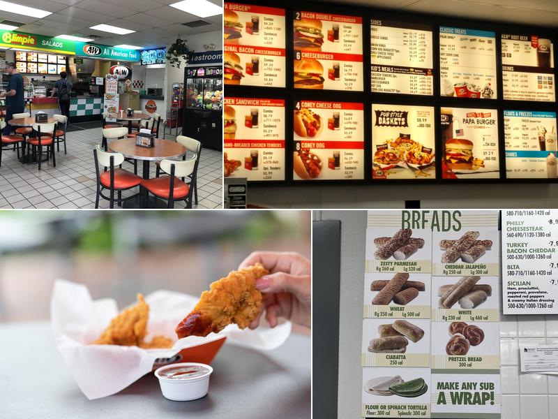 A&W Restaurant Menu