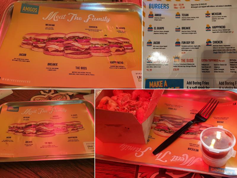 Amigos Burgers & Shakes-Gants Hill Menu