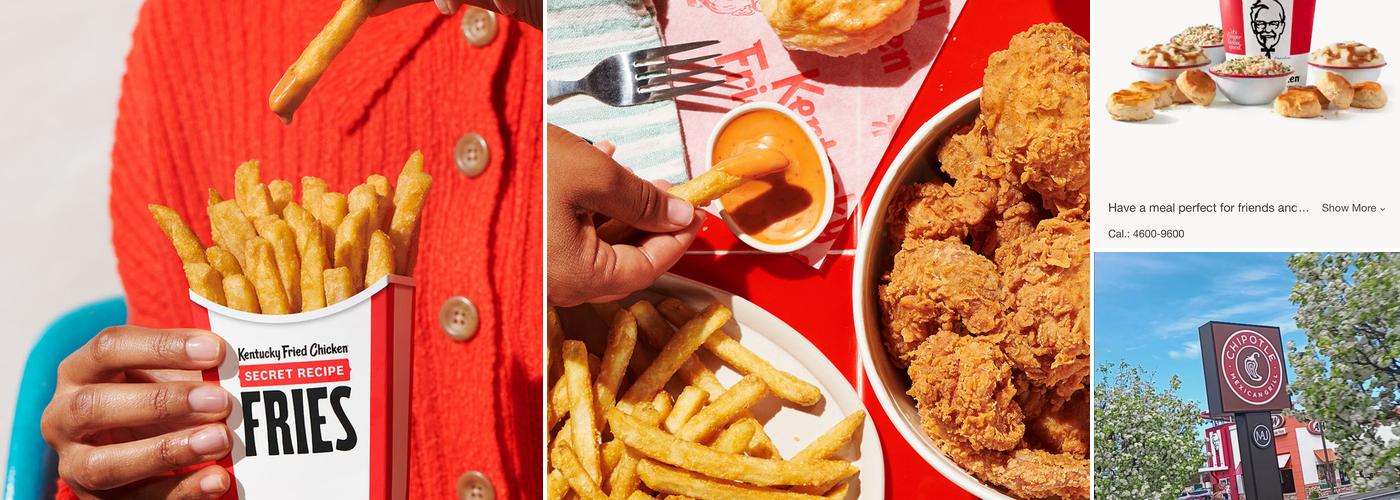 KFC Menu