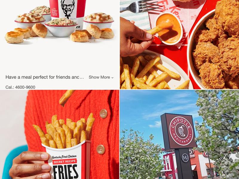KFC Menu