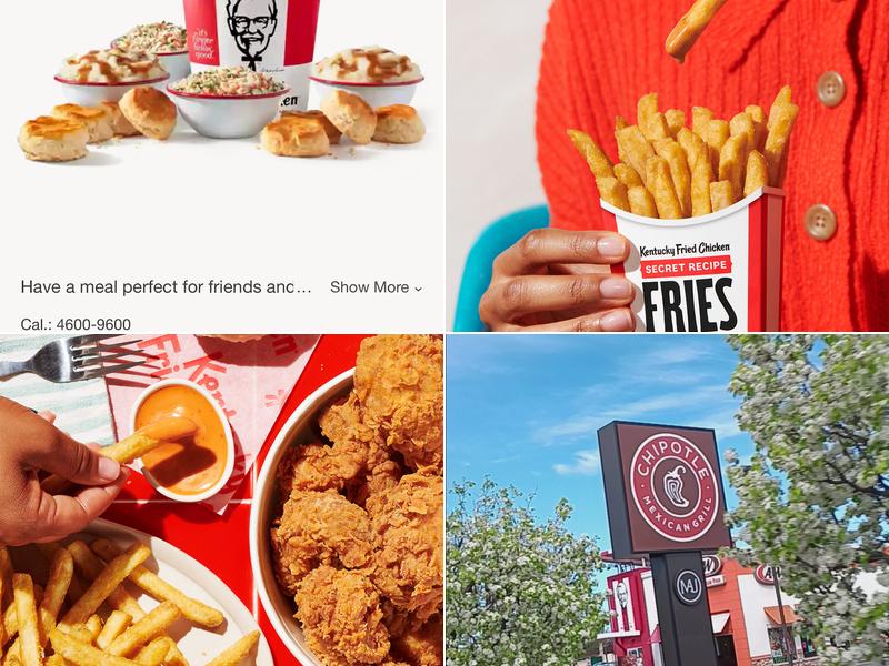 KFC Menu