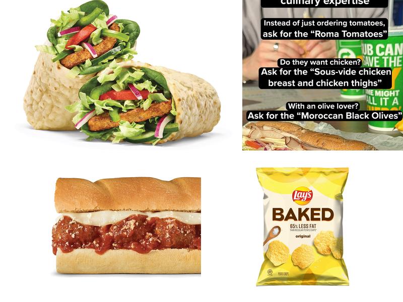 Subway Menu