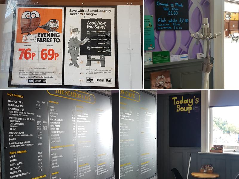 Wemyss Bay Station Bar Menu