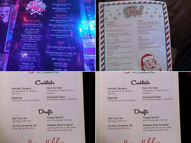 Tinsel Menu