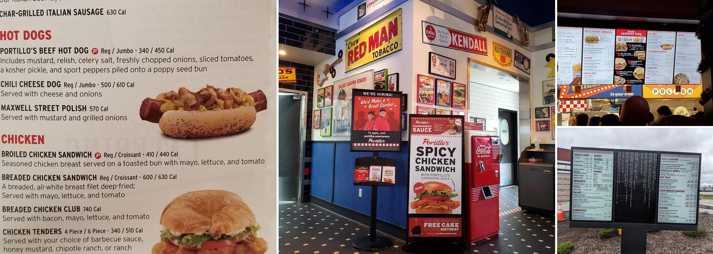 Portillo's Ft. Wayne Menu