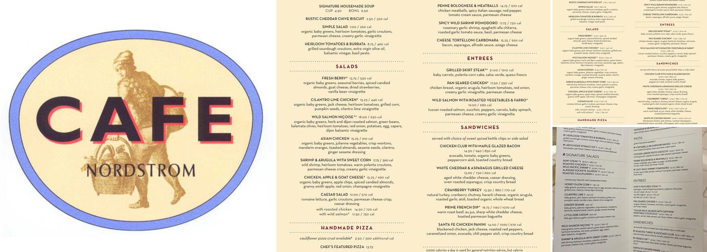 Marketplace Cafe Menu