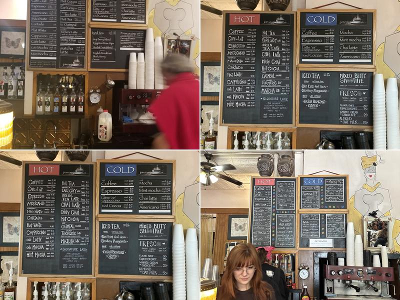 Java Girl Menu