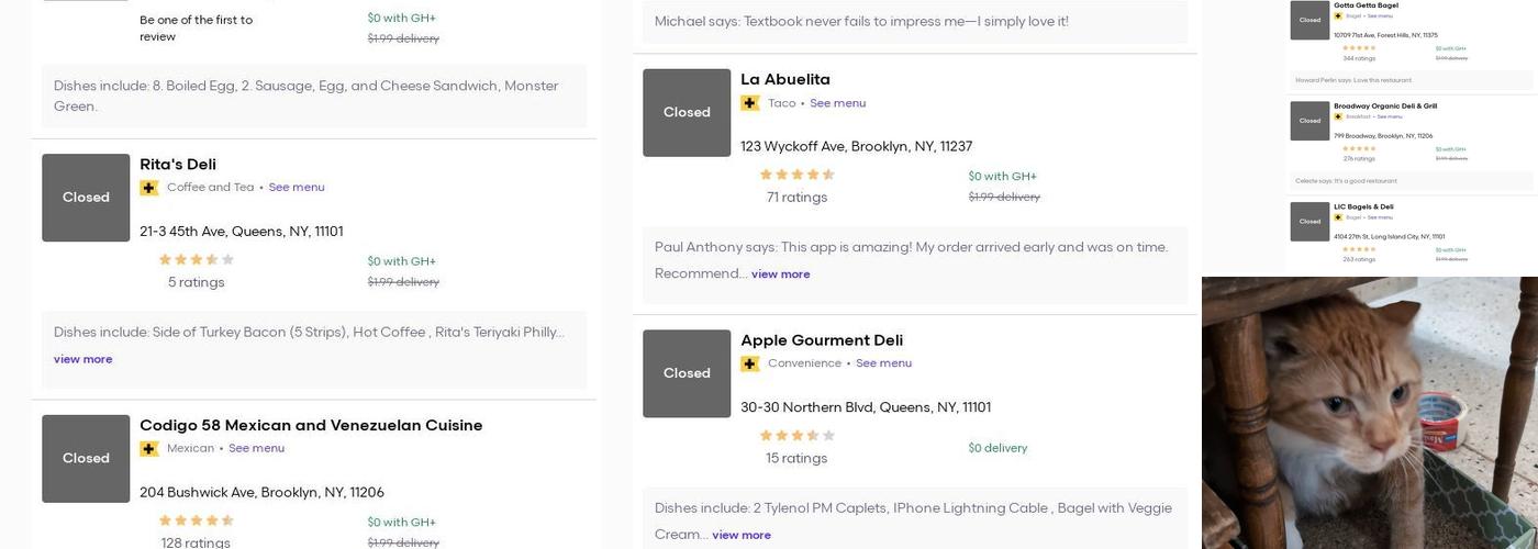 Mary's Deli Grocery Inc Menu